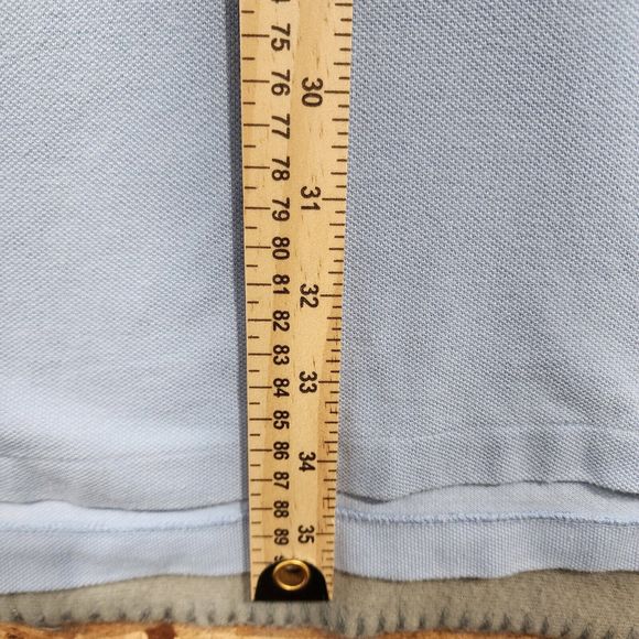 Polo Ralph Lauren Polo Shirt Mens 2XL Blue Solid Classic Fit 100% Cotton - Picture 10 of 15